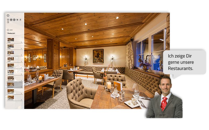 VR Rundgang mit KI-Kompass